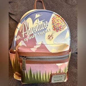 Loungefly Disney Pixar Up Adventure is Out There mini backpack. 💚💙🤎🩷